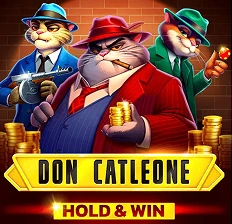 Don Catleone mafia boss cat-themed Hold & Win slot thumbnail at Crowngreen casino