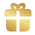 Golden gift box icon representing rewards and promotions at Crowngreen casino